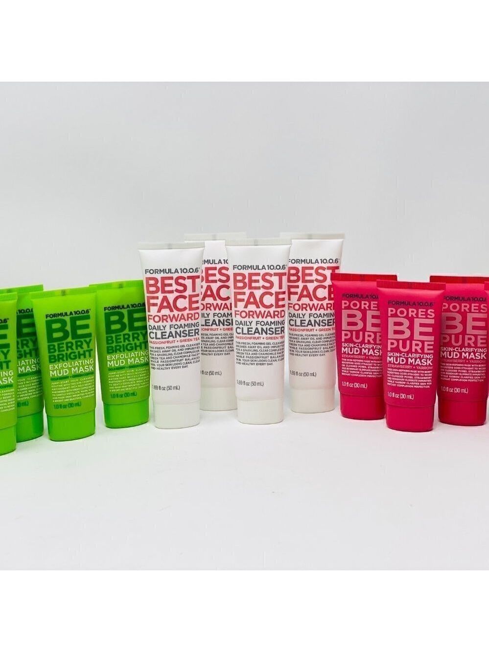 12pc-Formula 10.0.6 4 Cleanser, 8 Mud Masks (4&4) - Picture 2 of 2
